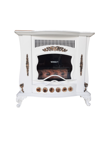 بخاری گازی ارنست مدل 28000 Ernest gas heater سفید چوب دار